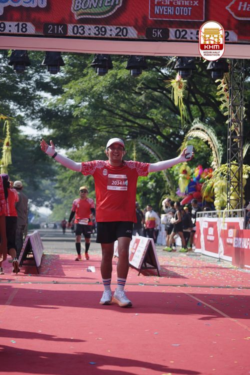 Race photo from Kediri Half Marathon 2025