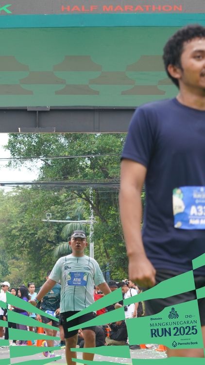 Race photo from Mangkunegaran Run 2025