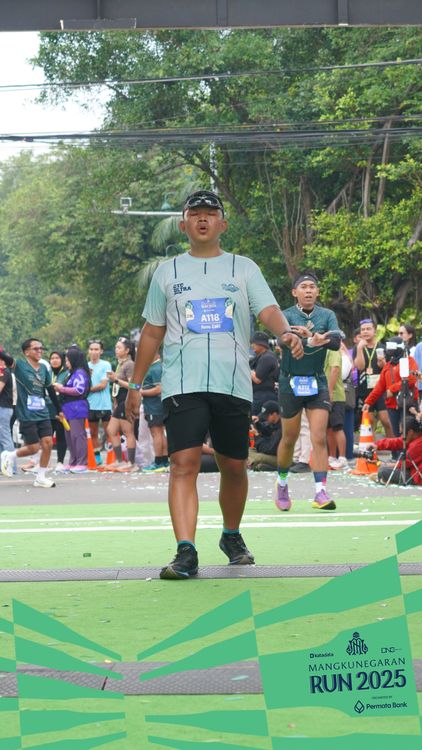 Race photo from Mangkunegaran Run 2025