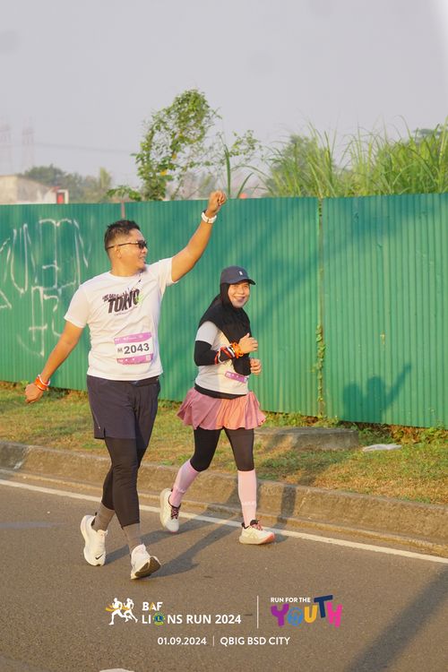 Race photo from BAF LIONS RUN 2024