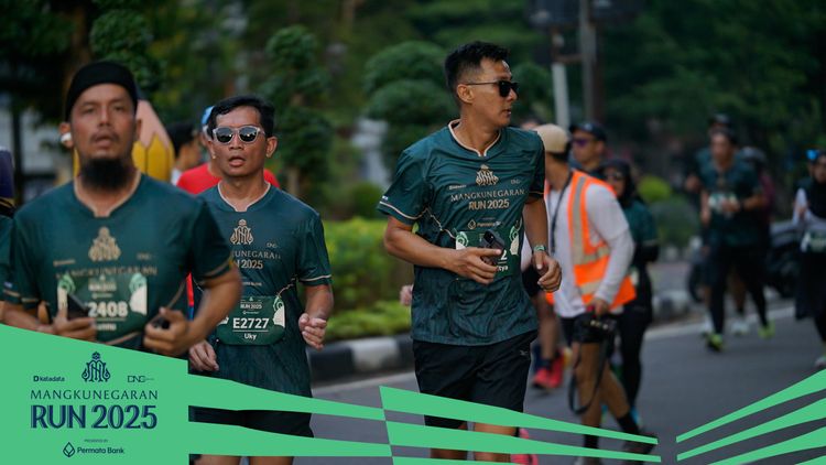Race photo from Mangkunegaran Run 2025
