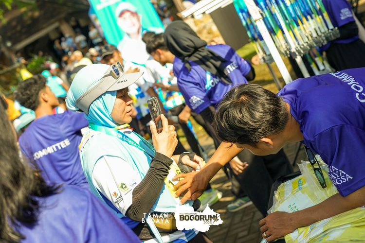Race photo from Taman Budaya x BOGORUN 2025