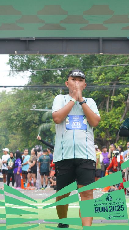 Race photo from Mangkunegaran Run 2025