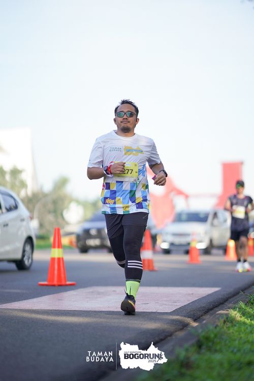 Race photo from Taman Budaya x BOGORUN 2025
