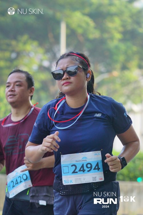 Race photo from Nu Skin Run 10K