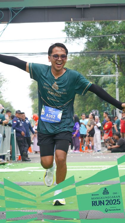 Race photo from Mangkunegaran Run 2025