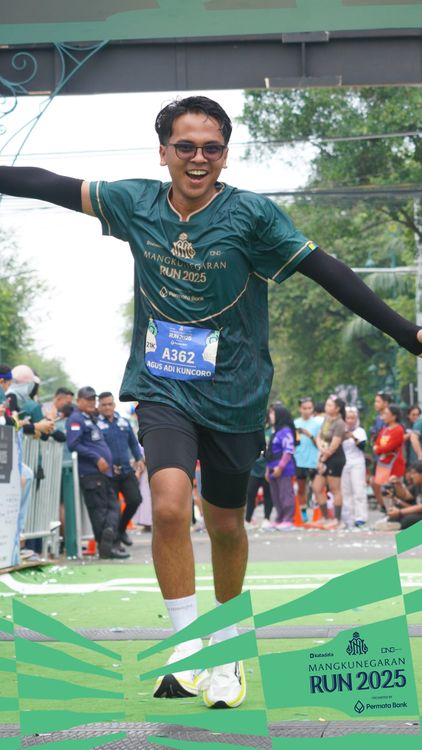 Race photo from Mangkunegaran Run 2025