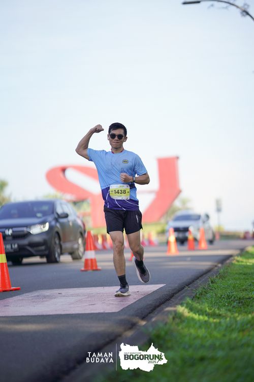 Race photo from Taman Budaya x BOGORUN 2025