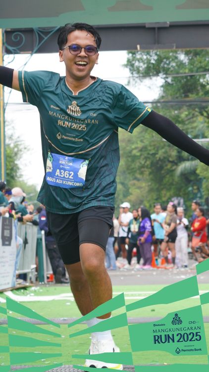 Race photo from Mangkunegaran Run 2025