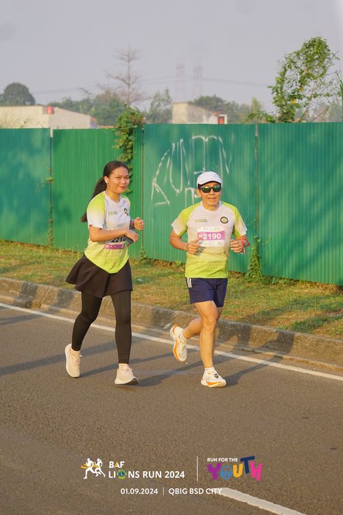 Race photo from BAF LIONS RUN 2024