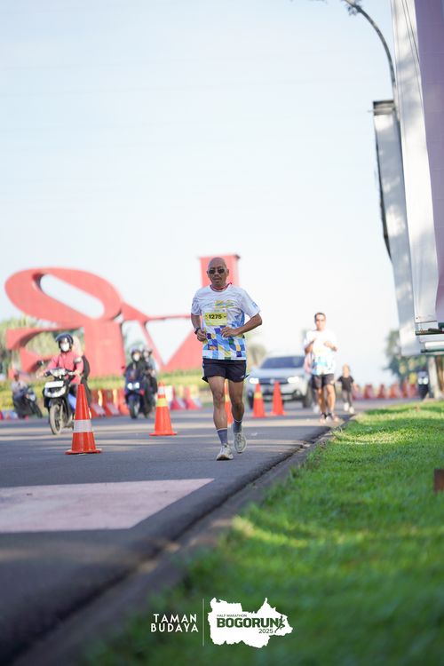 Race photo from Taman Budaya x BOGORUN 2025