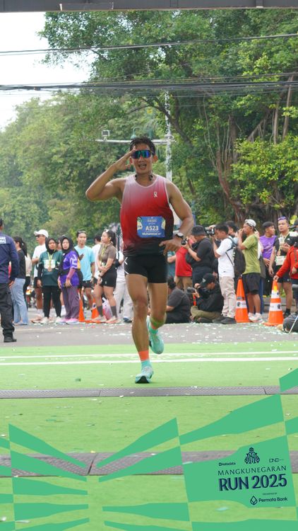 Race photo from Mangkunegaran Run 2025