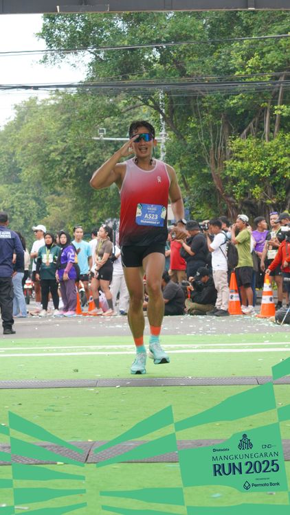 Race photo from Mangkunegaran Run 2025