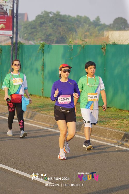 Race photo from BAF LIONS RUN 2024