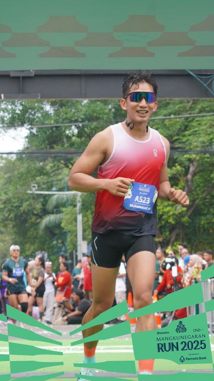 Race photo from Mangkunegaran Run 2025