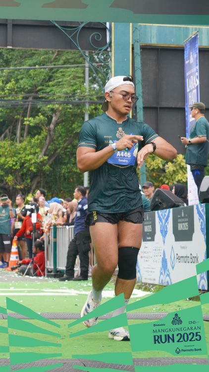 Race photo from Mangkunegaran Run 2025