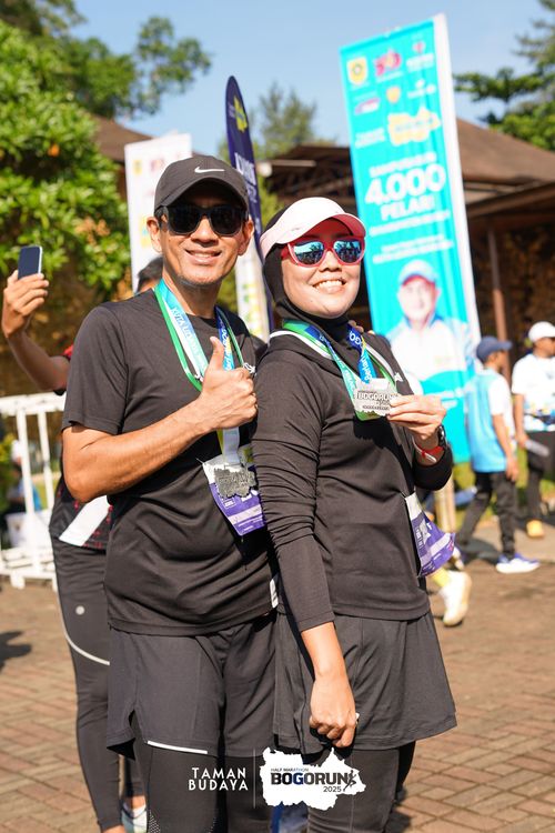 Race photo from Taman Budaya x BOGORUN 2025