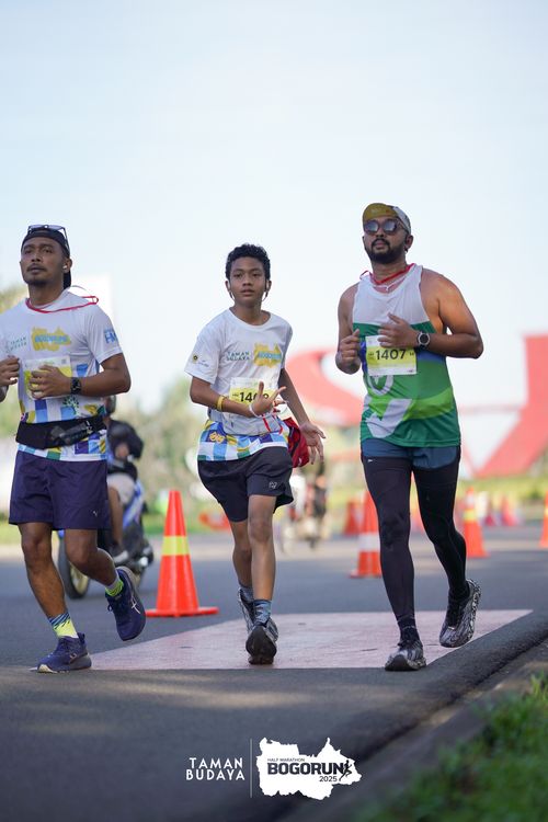 Race photo from Taman Budaya x BOGORUN 2025