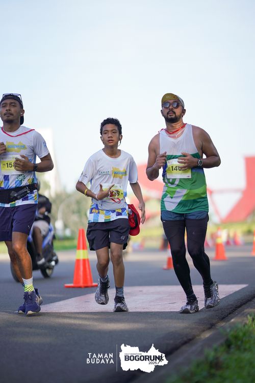 Race photo from Taman Budaya x BOGORUN 2025