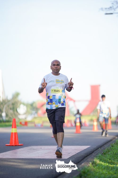 Race photo from Taman Budaya x BOGORUN 2025