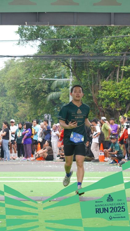 Race photo from Mangkunegaran Run 2025