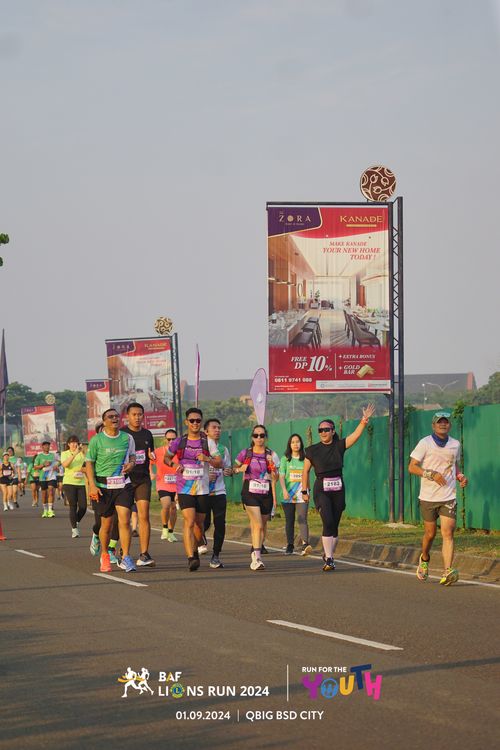 Race photo from BAF LIONS RUN 2024