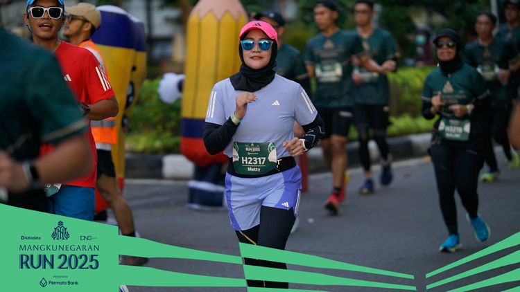 Race photo from Mangkunegaran Run 2025