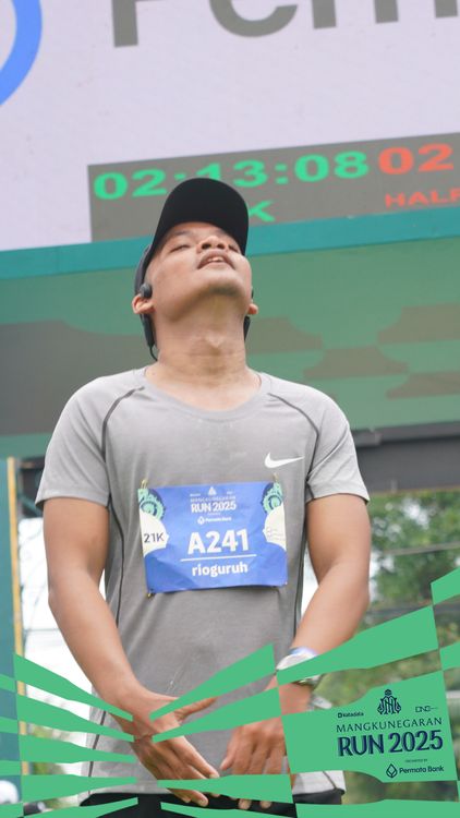 Race photo from Mangkunegaran Run 2025
