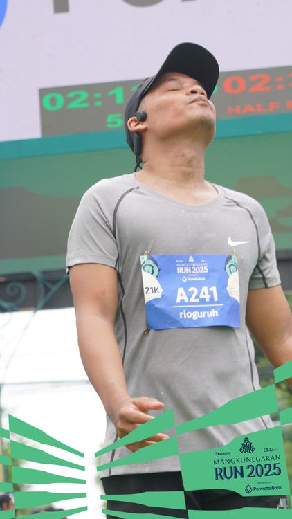 Race photo from Mangkunegaran Run 2025