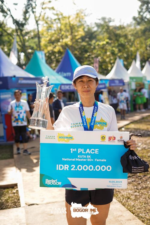 Race photo from Taman Budaya x BOGORUN 2025