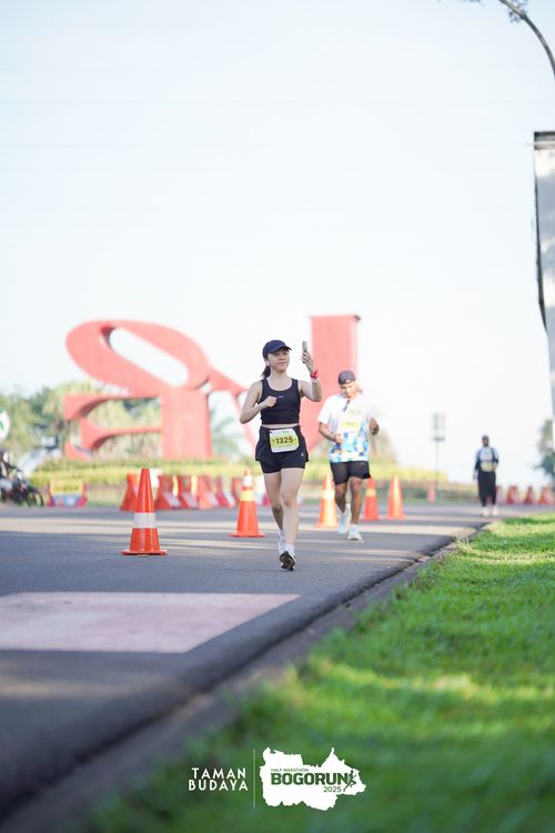 Race photo from Taman Budaya x BOGORUN 2025