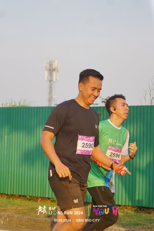 Race photo from BAF LIONS RUN 2024