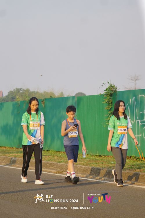 Race photo from BAF LIONS RUN 2024