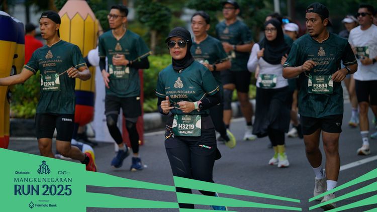 Race photo from Mangkunegaran Run 2025