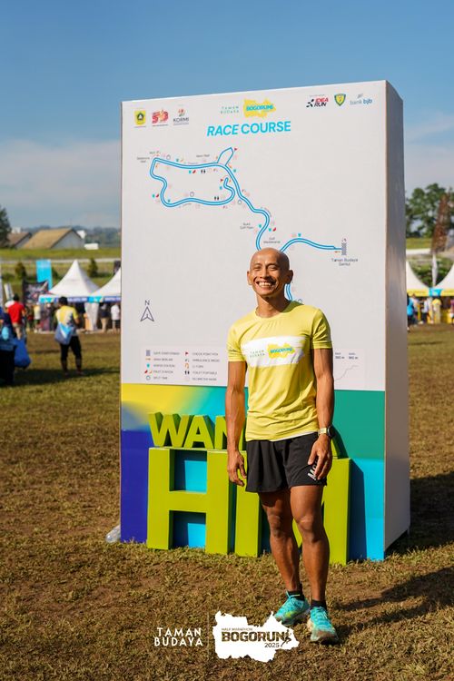Race photo from Taman Budaya x BOGORUN 2025