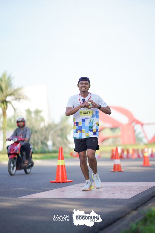Race photo from Taman Budaya x BOGORUN 2025