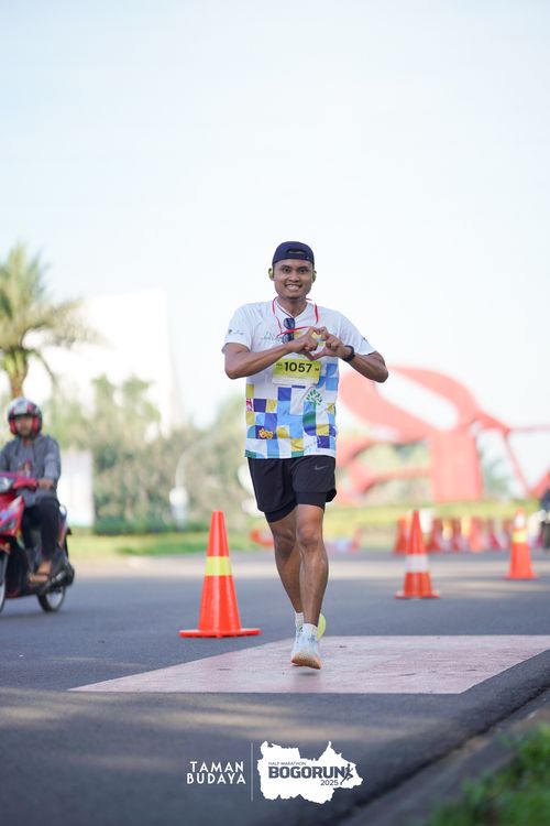 Race photo from Taman Budaya x BOGORUN 2025