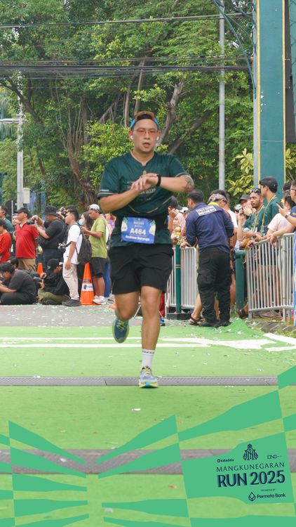 Race photo from Mangkunegaran Run 2025