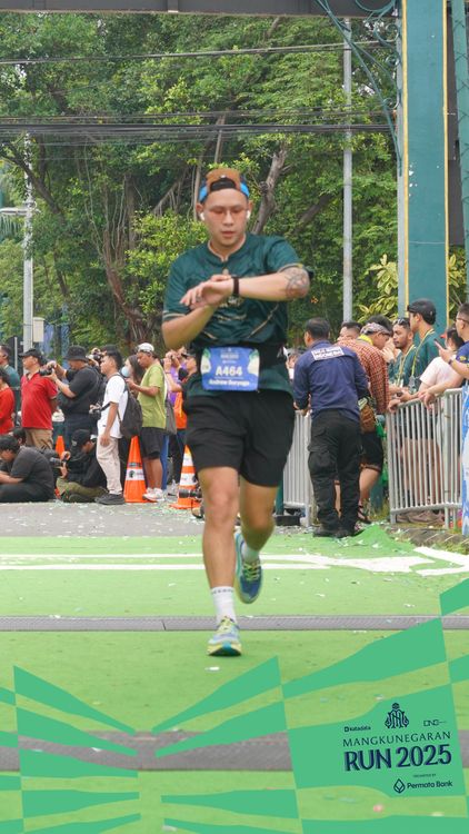 Race photo from Mangkunegaran Run 2025
