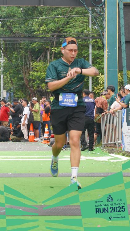 Race photo from Mangkunegaran Run 2025