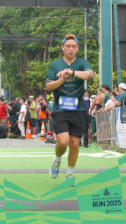 Race photo from Mangkunegaran Run 2025