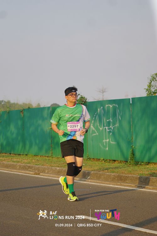 Race photo from BAF LIONS RUN 2024