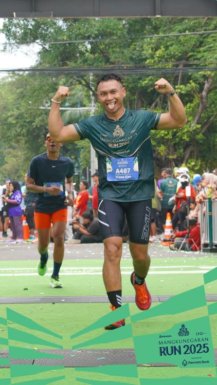 Race photo from Mangkunegaran Run 2025