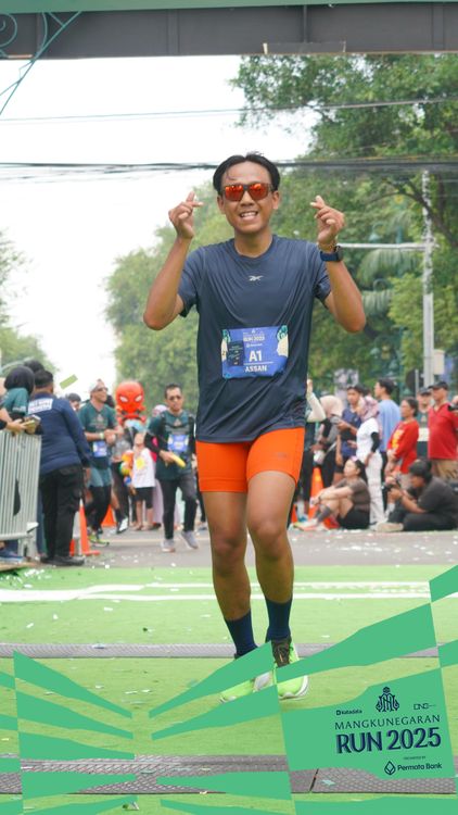 Race photo from Mangkunegaran Run 2025