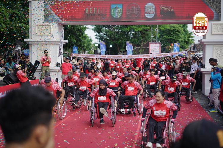 Race photo from Kediri Half Marathon 2025
