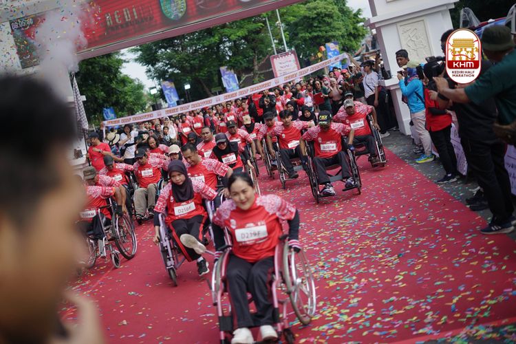 Race photo from Kediri Half Marathon 2025