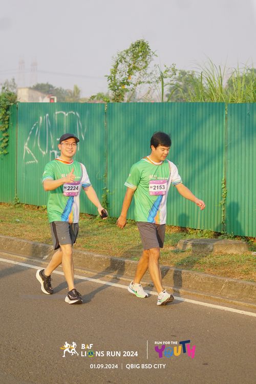 Race photo from BAF LIONS RUN 2024