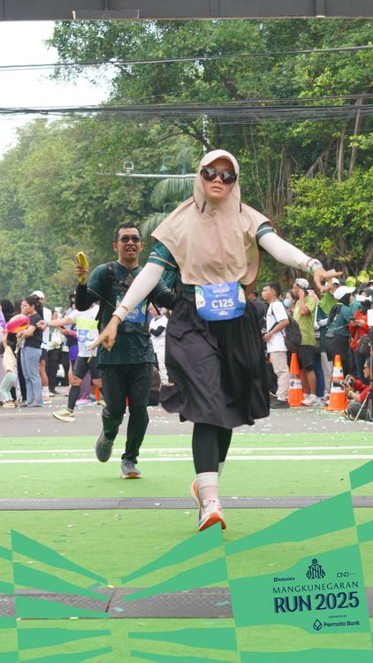 Race photo from Mangkunegaran Run 2025