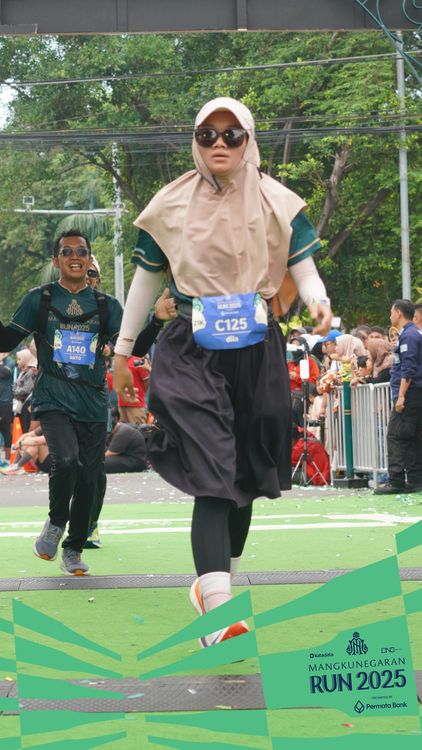Race photo from Mangkunegaran Run 2025