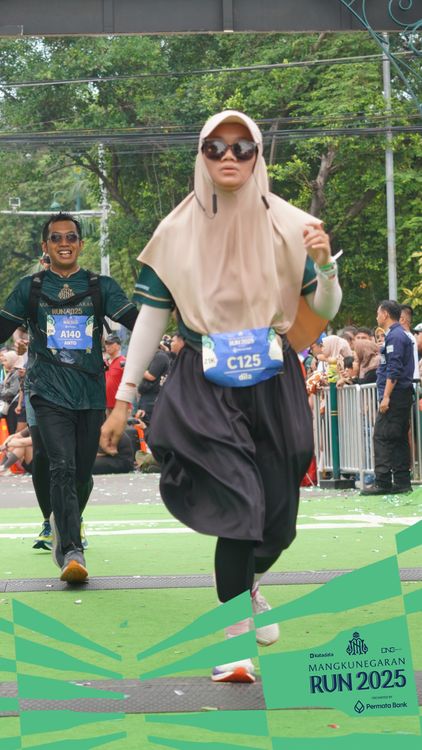 Race photo from Mangkunegaran Run 2025
